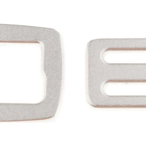 1 Pair of Adjustable Climbing Harness Belt Snap Buckle Locking Clip Outdoor Hardware