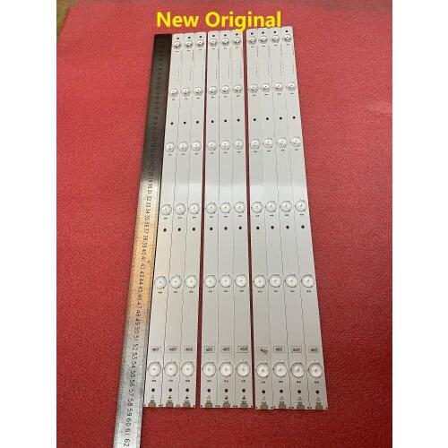 10 PCS/lot LED backlight strip for Hisense LTDN55K321 UB55EC591 LC-55n6000u SVH550AF2 LTDN55K321UWTSEU DEXP U55B9000H