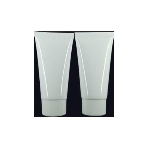 100pcs 50ml round white empty soft tube, cosmetic empty soft 50 ml tube, cream soft tube 50ml wholesale