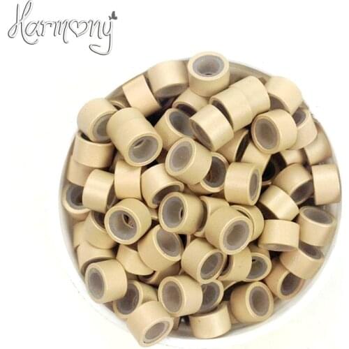 Free shipping! 100pcs silicon lined Micro Links Rings Beads Hair Extensions