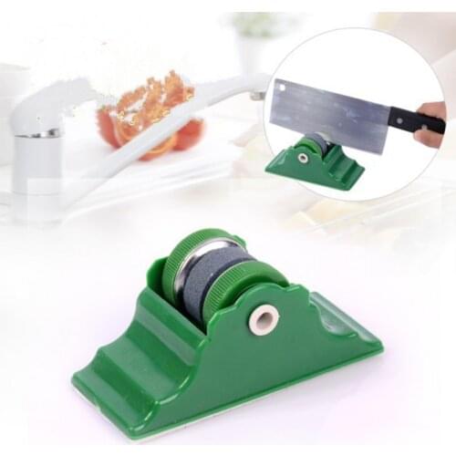 Quick kitchen knife sharpener Professional Camping home Pocket Knife Stone grinder with Fixed base blade cuchillos whetstone
