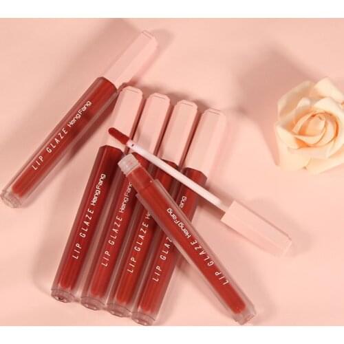 Hengfang Light Velvet Lipstick Matte Texture Lip Gloss Comestic Waterproof And Sweat-proof Rich Color Lip Stick Lip Makeup TSLM2