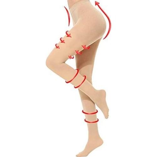 Medical Compression Pantyhose 30-40 MmHg Closed Toe Support Gradient Treatment Slimming Compression Pants Brace for Women