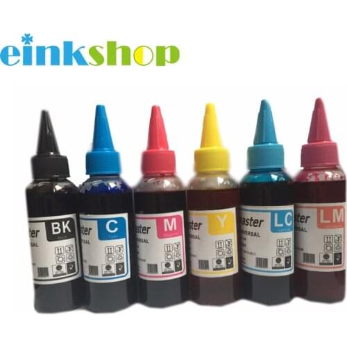 Einkshop 600ML Water Dye Ink For HP 363 177 02 11 82 84 85 for hp Photosmart C5180 C6170 C6175 C6180 C6183 C6185 C6188 printer