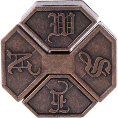 New Puzzle Alloy Very classic quite interesting Box Lock Brain Teaser IQ Test Toys Adults Children Kids Gifts