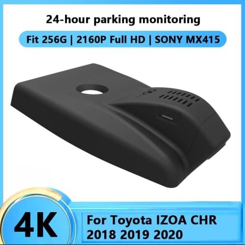New ! 4K Car DVR Wifi Video Recorder Dash Camera For Toyota IZOA CHR 2018 2019 2020 Night Vision Control Phone APP Full HD 2160P