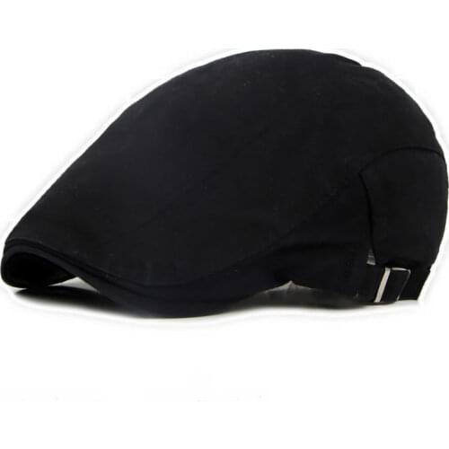 New Mens Hat Berets Cap Golf Driving Sun Flat Cap Fashion Cotton Berets Caps for Men Casual Peaked Hat Visors Casquette Hats