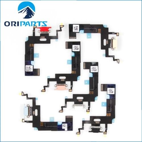 5pcs/lot Official Original USB Charging Port Flex with Microphone for iPhone XR Dock Connector for iPhone XR
