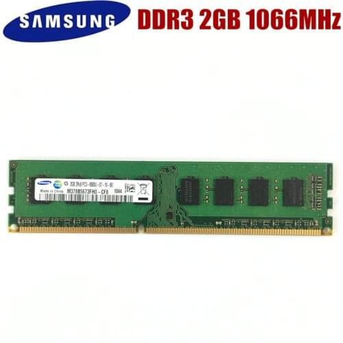 Samsung 2G 2GB 2RX8 PC3 8500U DDR3 1066 MHZ PC Computer Desktop RAM Desktop memory 2G PC3 8500U DDR3 1066 RAM