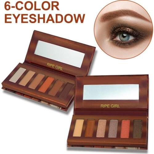 New 6 Colors Eyeshadow Palette Women Diamond Bright Shining Colorful Makeup Eye Shadow Flash Glitter Make Up Set With Brush