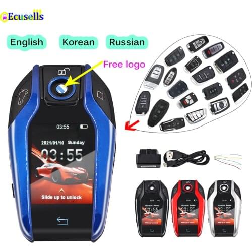Modified Boutique Smart Remote Car Key LCD Screen for Land Rover Jaguar Toyota KIA Cadillac Hyundai Infiniti Chevrolet Ford VW
