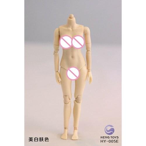 IN STOCK 1/12 HY-005E Large Breasts Female Seamless Steel Skeleton Body Figure Collectible Toys