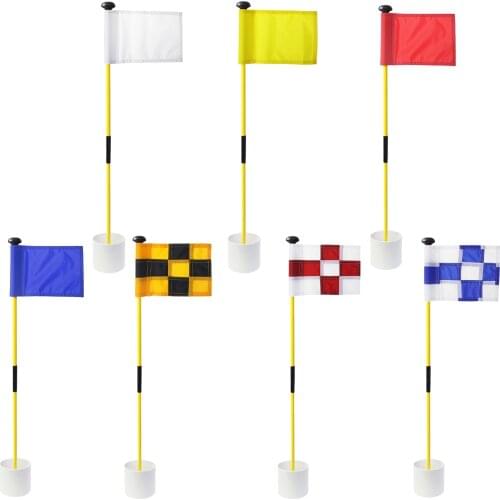 Premium Golf Flag Stick Putting Green Training Cup Course Practice Mark