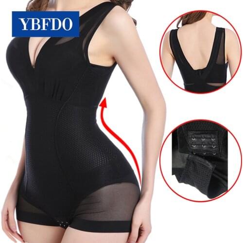 YBFDO Women slimming belt tummy shaper corrective underwear waist trainer binders body shapers shapewear Vest Bodysuits Jumpsuit