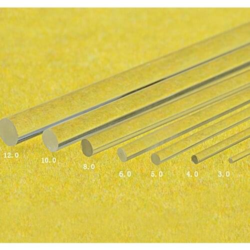 50PCS DIY craft architectural model material architecture acrylic high transparent organic glass rod multi size length 100cm