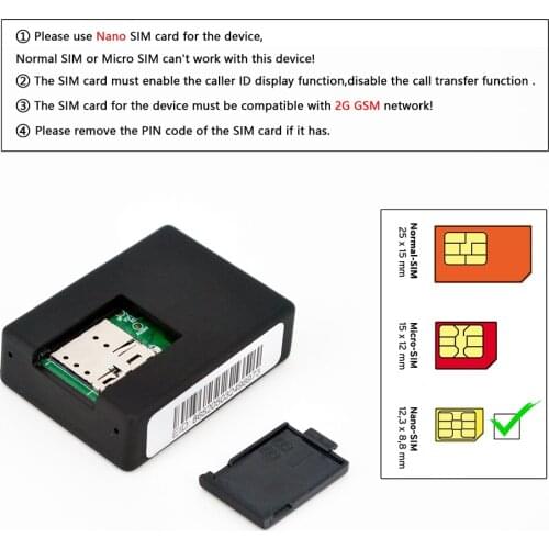 N9+Mini GPS Tracker 2G GSM Monitor Car GPS for Children Elderly Locator Audio Voice Monitor With Sound Alarm Anti-theft Tracking