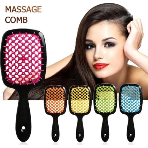 Large Plate Combs Massage Wide Teeth Air Cushion Combs Home Salon Hairdressing Styling Massage Comb Head Massager