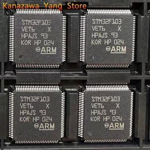 1 Pcs 5Pcs/Lot Brand New STM32F103VET6 STM32F103 VET6 LQFP-100 32-bit Microcontroller M3 512K Flash Memory Chip IC