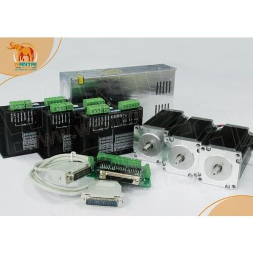 Ship from USA & Free Ship to USA) HIgh Quality Nema23 Stepper Motor 270OZ-IN, 3.0A Wantai CNC Control Foam Mill Kit