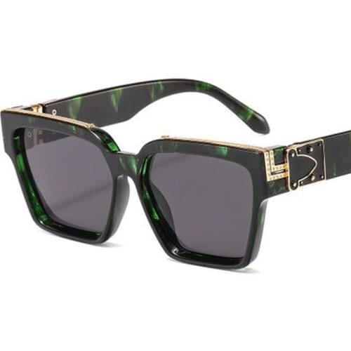 Europe Summer Brand Designer Women Man Sun Glasses Square Eyewear Retro Gafas De Sol Mujer Sunglasses Oculos Feminino for Driver