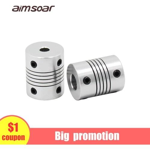 Flexible coupling 3d printer parts for stepper motor aluminum alloy Coupler Shaft