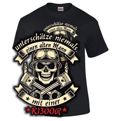 K1300R Tuning T-Shirt Old Man Motorcycle Meeting Biker Quote Motorrad T Shirt 2019 New Hip-Hop Cotton Leisure Streetwear Tees