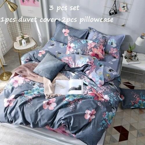 Duvet Cover and Pillowcase Bedding Set Home Quilt Cover Double Queen Comforter Case 240x220cm Nordic Style King Full Twin Size