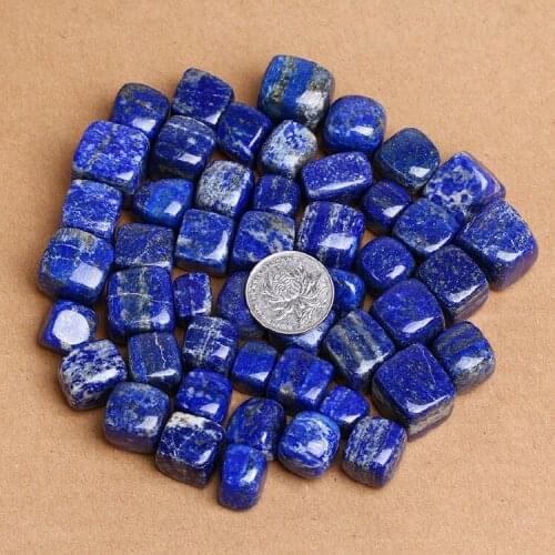 10pcs pretty natural lapis lazuli quartz crystal of large granule of 6pc natural blue stone