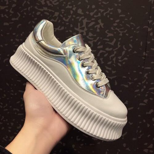 Summer Women Casual Shoes Vulcanized Canvas Shoes Breathable Platform Shoe Increase Womens Shoes Wild Korean Version D3-63