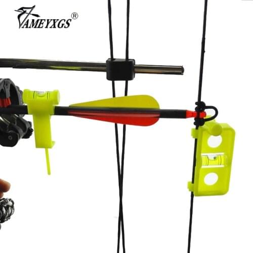 Archery Bow Tuning Mounting String Level Combo Compound Bow and Arrow Level Nock Snap on String For Hunting Shooting Accessories