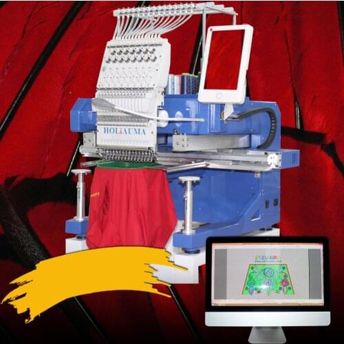 Single head cheap price cap embroidery machine