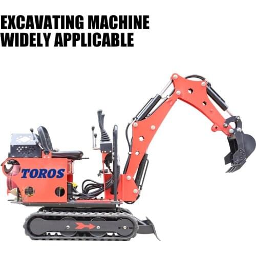 TE08 Mini Excavator China Best Quality Small Digger Rubber Track Small Bagger Shovel Excavator Garden Digging Machine
