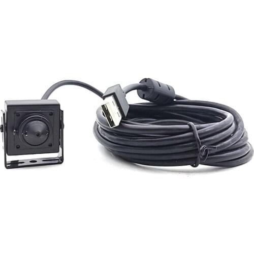 Miniature Size 25x25mm 2MP 1080P HD Pin Hole USB Camera ATM Mini USB CCTV Camera for ATM Kiosk Automatic Vending Machines