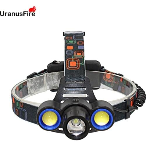 Headlight LED Headlamp Zoom Head Lamp XM-L T6 + XPE Q5 LED Light 4 Modes Lanterna