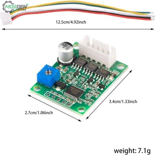 New DC 5V-12V 2A 15W Brushless Motor Speed Controller Without Hall BLDC Driver Board Module With Cable Dropship