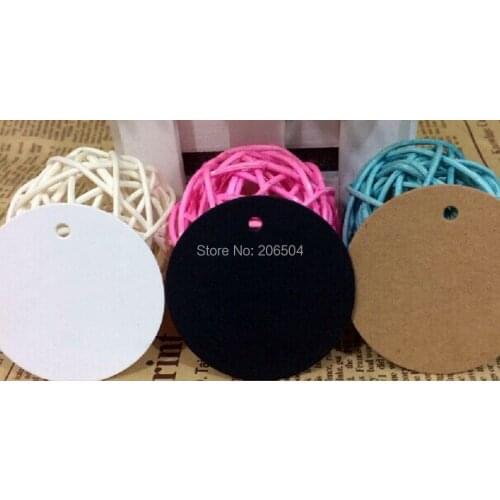 Wholesale 350GSM Scallop Kraft Blank Hang tag,Retro Gift tag, Table Number cards, 500pcs/lot High Quality Kraft Tag CL2