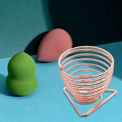 Sponge Rack Practical Polished Stainless Steel Anti-rust Makeup Sponge Holder Organizer Storage for Sponge Drying