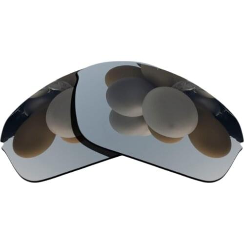 Polarized Sunglasses Replacement Lenses for-Half Wire 2.0 Frame - Silver