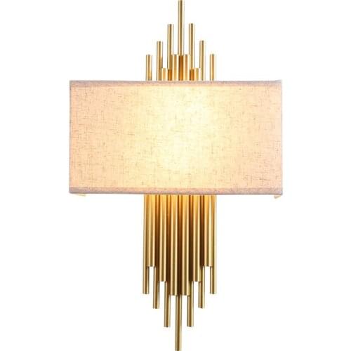 Modern LED Wall Light Eye Protect Study Reading Lamp with fabric lampshape Indoor sconce wall lights For Home Bedroom Corridor