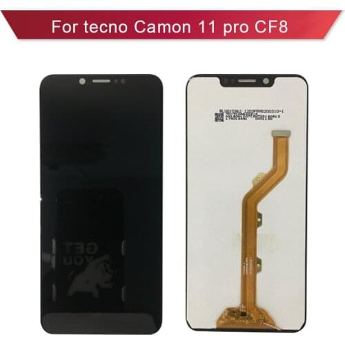 For Tecno Camon 11 Pro CF8 LCD Display With Touch Screen Tecno CF8 LCD Digitizer Complete Assembly Replacement