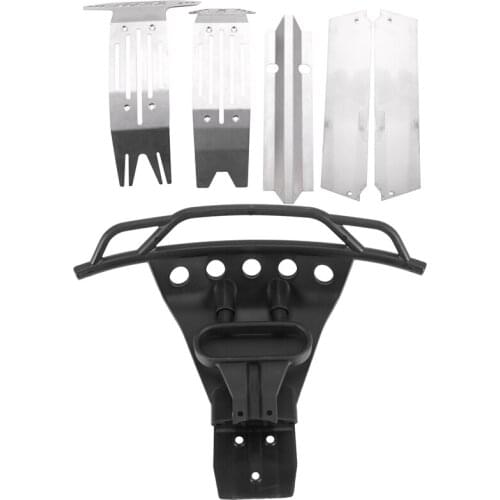 1/10 RC Car Front Bumper Guard for Traxxas Slash with ​for 1:5 Traxxas X-MAXX Chassis Armor Suit Upgrade Skid Plate Kit