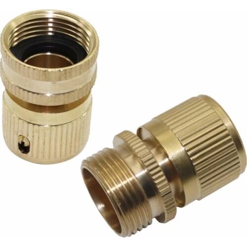1 pcs 3/4 inch Male Female Thread Copper Quick Connector Garden Water Connection Accessories Car Washing Pipe Fittings