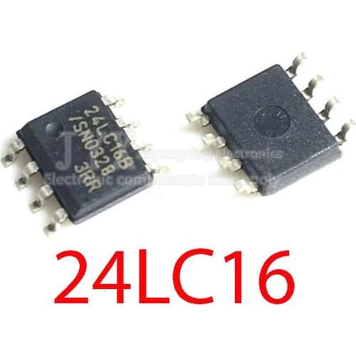 10PCS/LOT 24LC16 24LC16BI 24LC16BT-I/SN 24LC16B-I/SN SOP8 New original spot hot sale