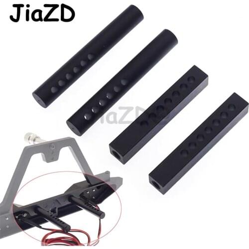 2PCS Metal Bumper Mount Holder Post with Screws for 1/10 RC Crawler Car Axial SCX10 90046 90047 90059 90060 Traxxas TRX4 TRX6