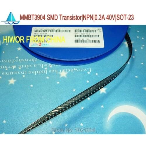 200pcs/lot) MMBT3904 1AM 3904 2N3904 SMD Triode Transistor NPN 0.3A 40V SOT-23