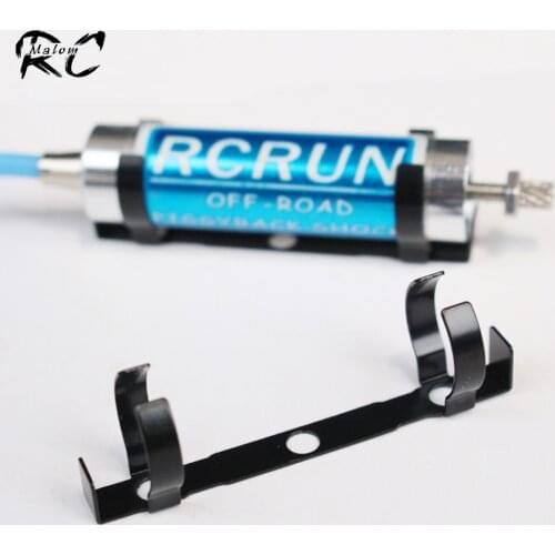 4 Pcs Metal Piggyback Mount Off-Road Racing Shocks Mounting Base Clip for 1/10 RC Crawler Car RCRUN Shock Absorber Reservoirs
