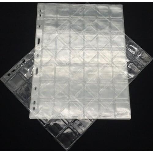 42 Grids Coin collection Album page below 28mm Coins have Anti-slip cover Coin Hold Book Coin collection live page1 Sheet
