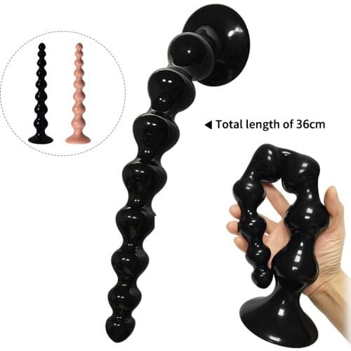 Anal Beads Long Anal Plug Butt Plug Anus Backyard Masturbation Sex Toy For Gay Man Couple Masturbator Prostate Massager Sex Shop