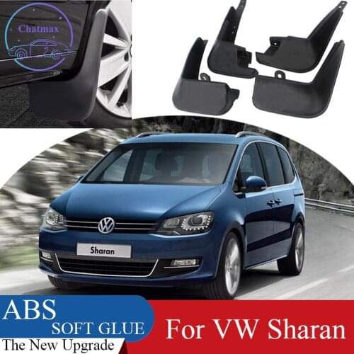 4pcs ABS Front & Rear Fender Protector For Volkswagen VW Sharan 2012-2018 Car Mud Flaps Splash Guard Mudguard Mudflaps