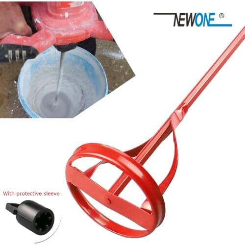 Electric Mixing Rod Electric Drill Paint Putty Split Type Mixer Cement Double Rod Stirring Rod Mortar Mixer Drywall Mud Mixer